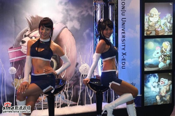 东西方游戏女神风采对决：中日韩美女引领潮流