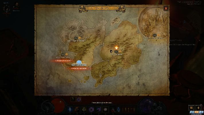 暗黑破坏神地图,暗黑破坏神3有等级吗