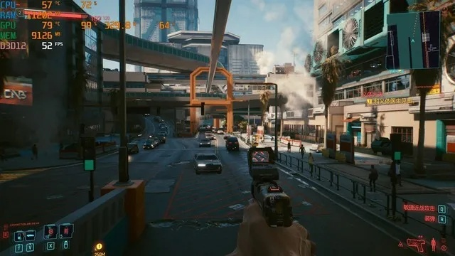 FSR Redstone测试画质飞跃，赛博朋克2077视觉革新震撼来袭