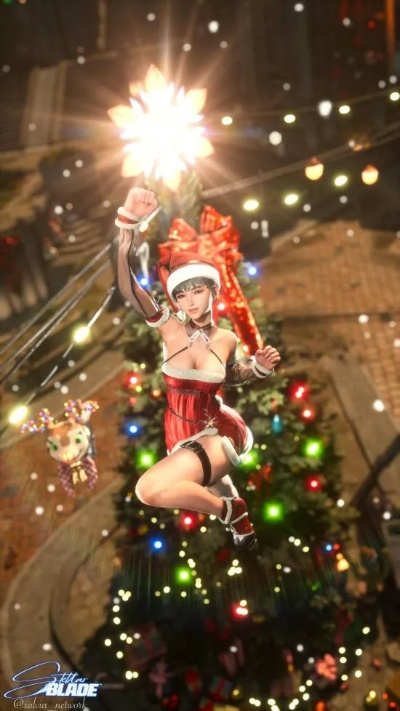 绝美身材圣诞秀，剑星体模新风采