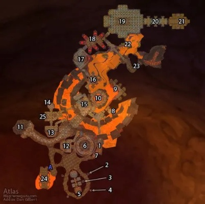 探秘黑石深渊地图，艾泽拉斯的神秘地下迷宫