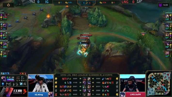 德玛西亚杯半决赛IG零封LNG，热议高潮涌现新视角