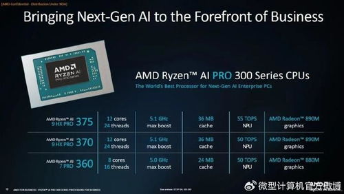 锐龙AI处理器性能飞跃，AI效能提升125%震撼发布