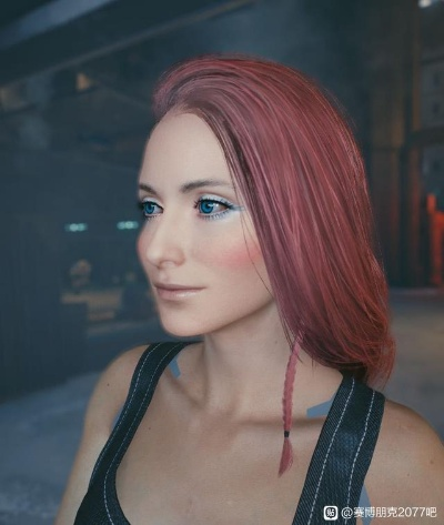 素颜风采依旧，2077女角色卸妆美照惊艳呈现