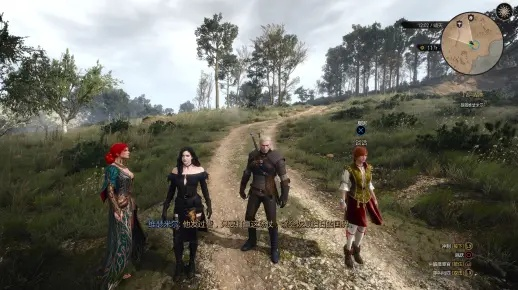 女术士打桩机组队，畅游《巫师3》新时尚街区