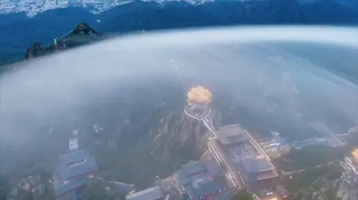 灵气护罩再现,老君山护山大阵全新升级 灵气护罩再现,老君山护山大阵全新升级