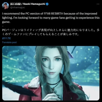 数毛社狂赞NS2版《FF7重制》画面媲美PS5,视觉盛宴新升级 数毛社狂赞NS2版《FF7重制》画面媲美PS5,视觉盛宴新升级