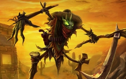 LOL末日使者还能玩吗？钻3玩家用1个细节把稻草人玩成团战收割机