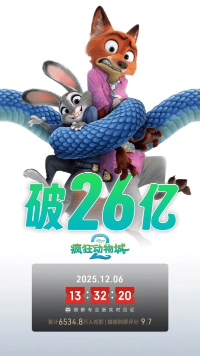 《疯狂动物城2》票房破18亿，中国领跑全球，创新力再升级