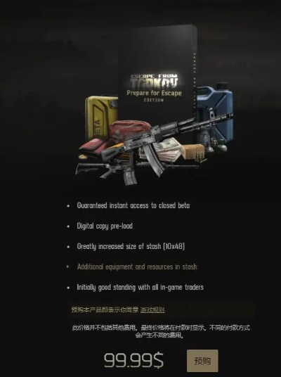 《塔科夫》Steam国区惊降！仅需199元，畅玩永续体验！