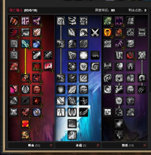 死亡骑士天赋11.1终极指南，血冰邪三系大秘境团本全场景碾压配置