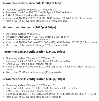 红色沙漠PC配置要求更新,强制SSD,16GB内存成入场门槛 红色沙漠PC配置要求更新,强制SSD,16GB内存成入场门槛