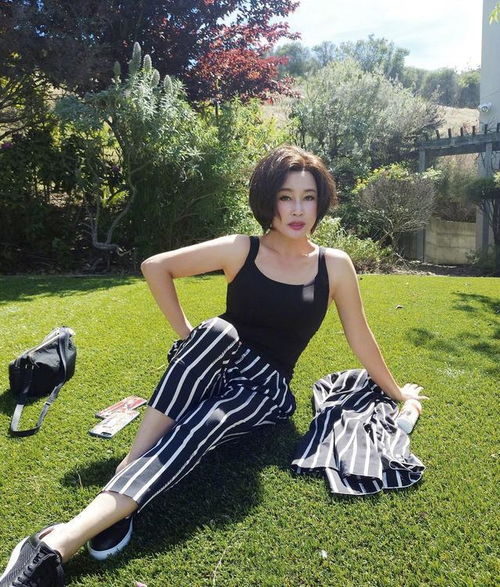 剑星体模申才恩美照曝光，白背心下傲人身材藏都藏不住！