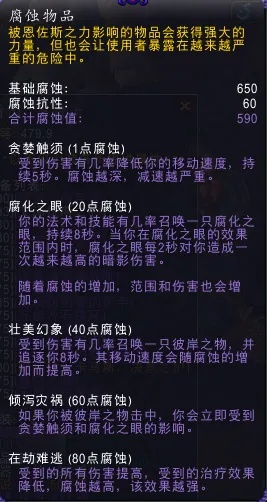 游戏腐蚀类型完全指南，5大隐藏机制与装备净化高阶技巧