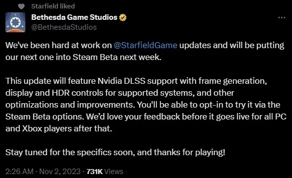 晨报|曝星空NS2版尚未被砍 死搁2动画师吐槽DLSS5