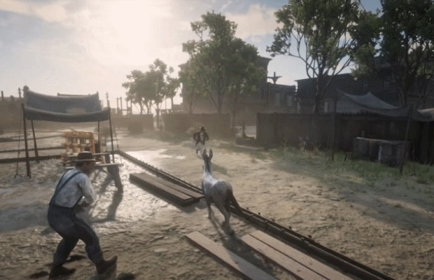 在荒野大镖客,救赎2体验艾尔登法环?玩家自制大型mod实现 在荒野大镖客,救赎2体验艾尔登法环?玩家自制大型mod实现