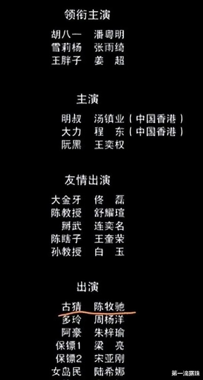 一、演员表四层架构，从扛剧担当到彩蛋式客串的精密设计