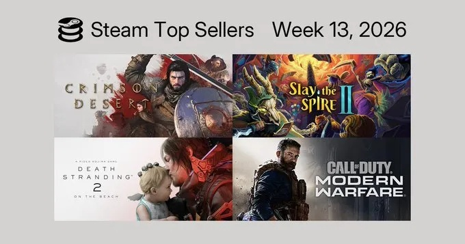 Steam新一周销量榜 《红色沙漠》人气不减喜提两连冠